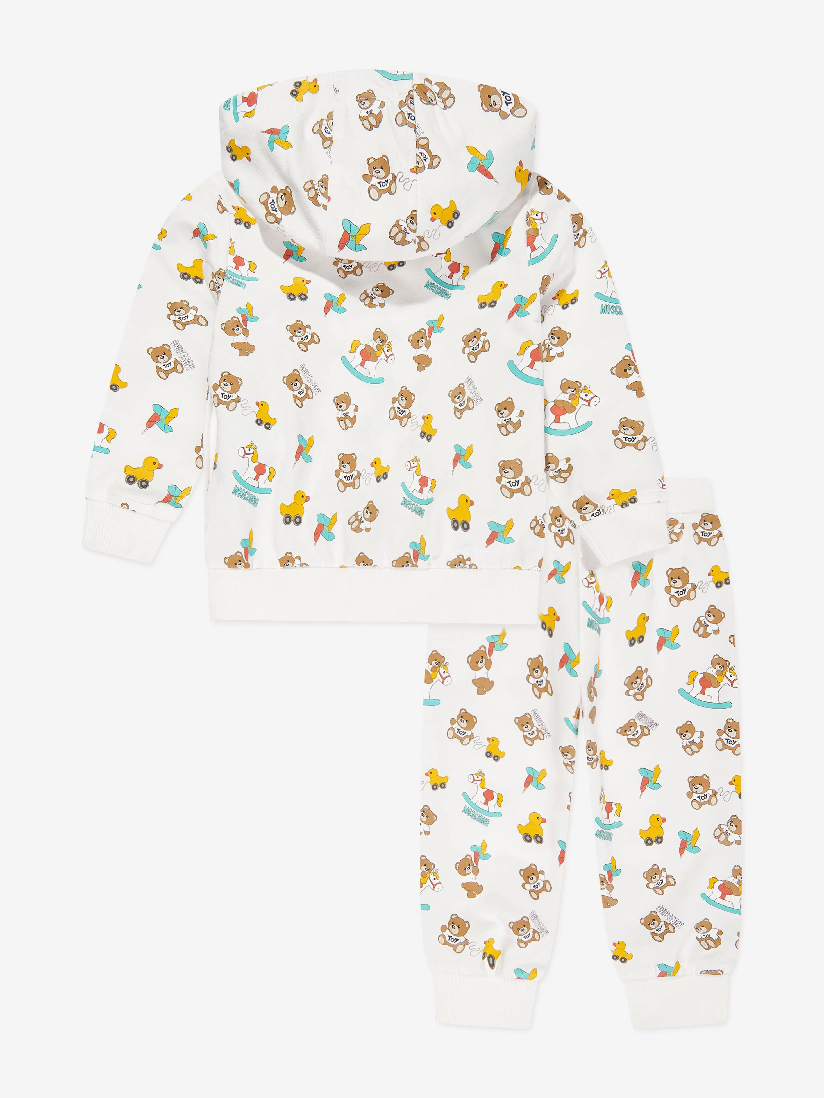 Moschino Baby Girls Teddy Bear Tracksuit in Ivory