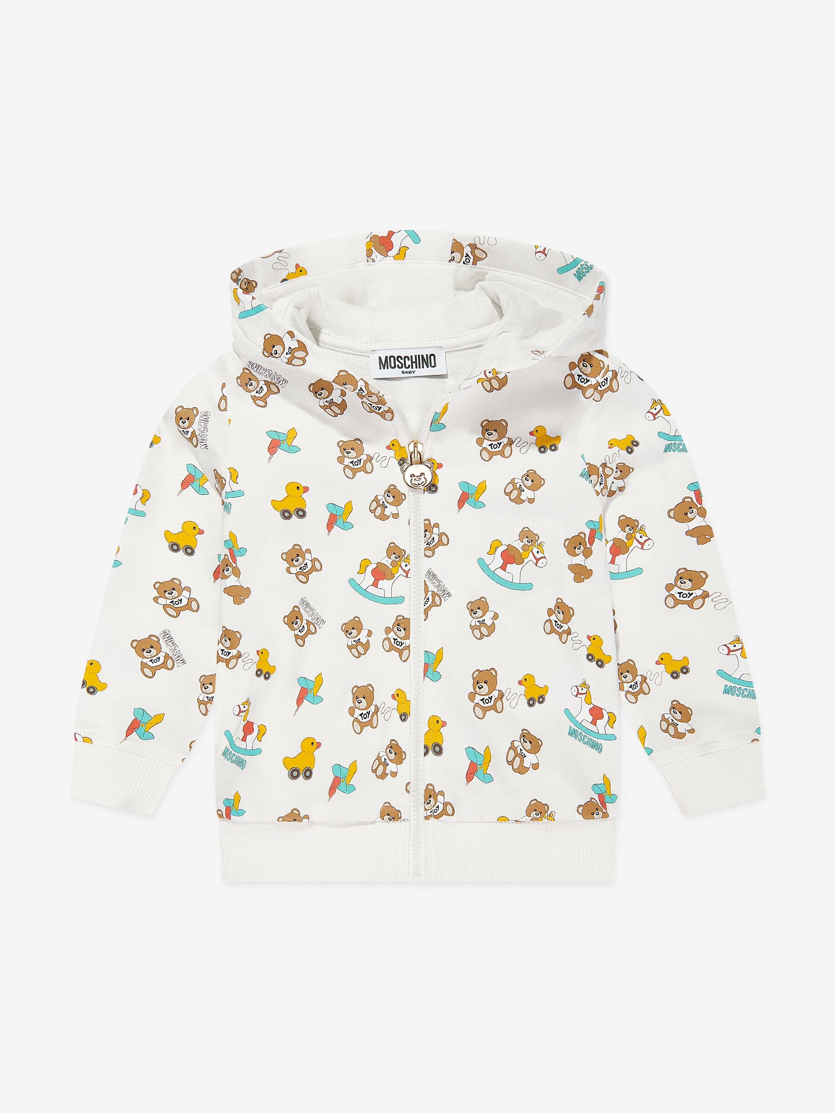 Moschino Baby Girls Teddy Bear Tracksuit in Ivory