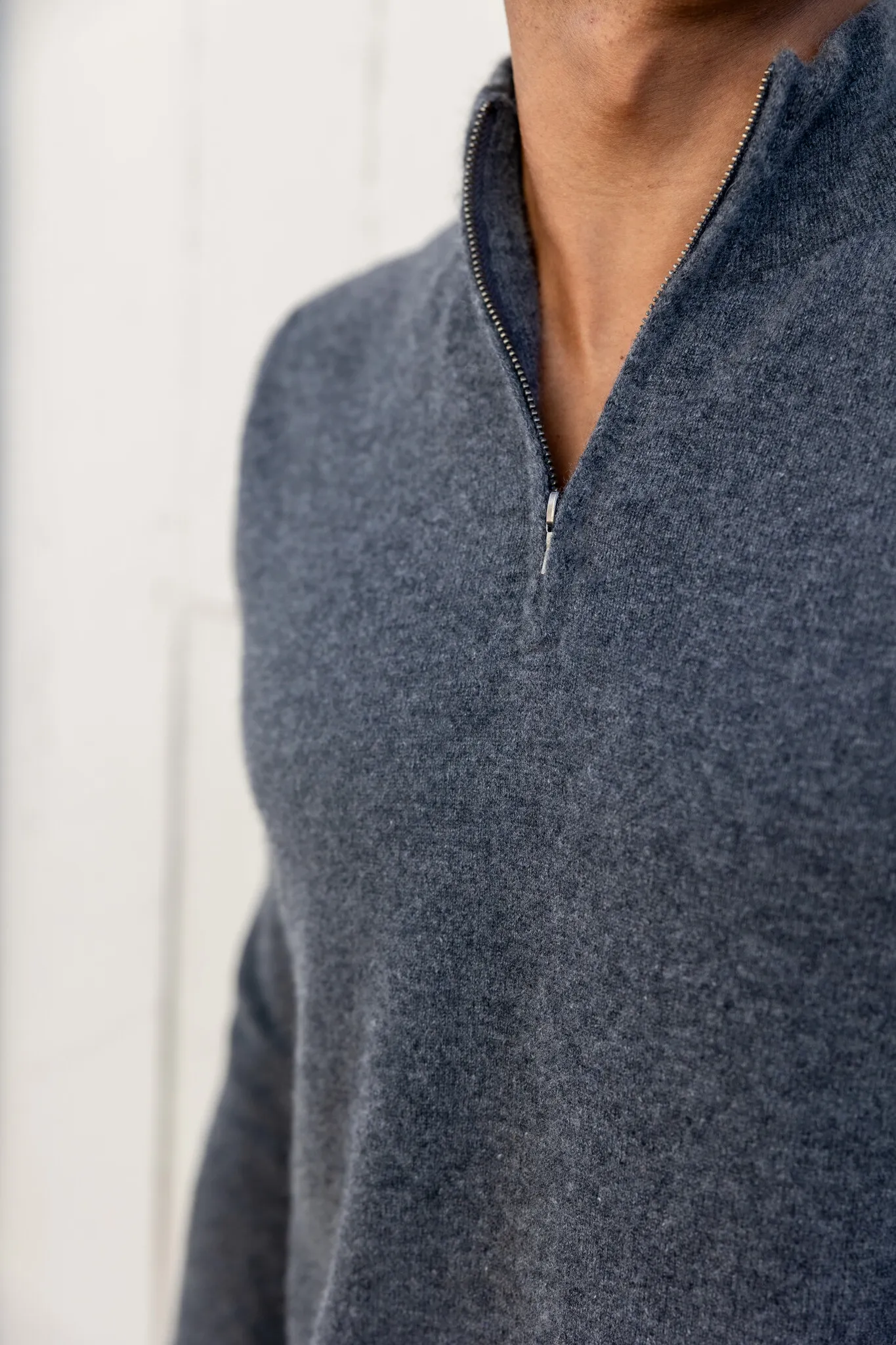 Nash Cashmere Quarter Zip Pullover