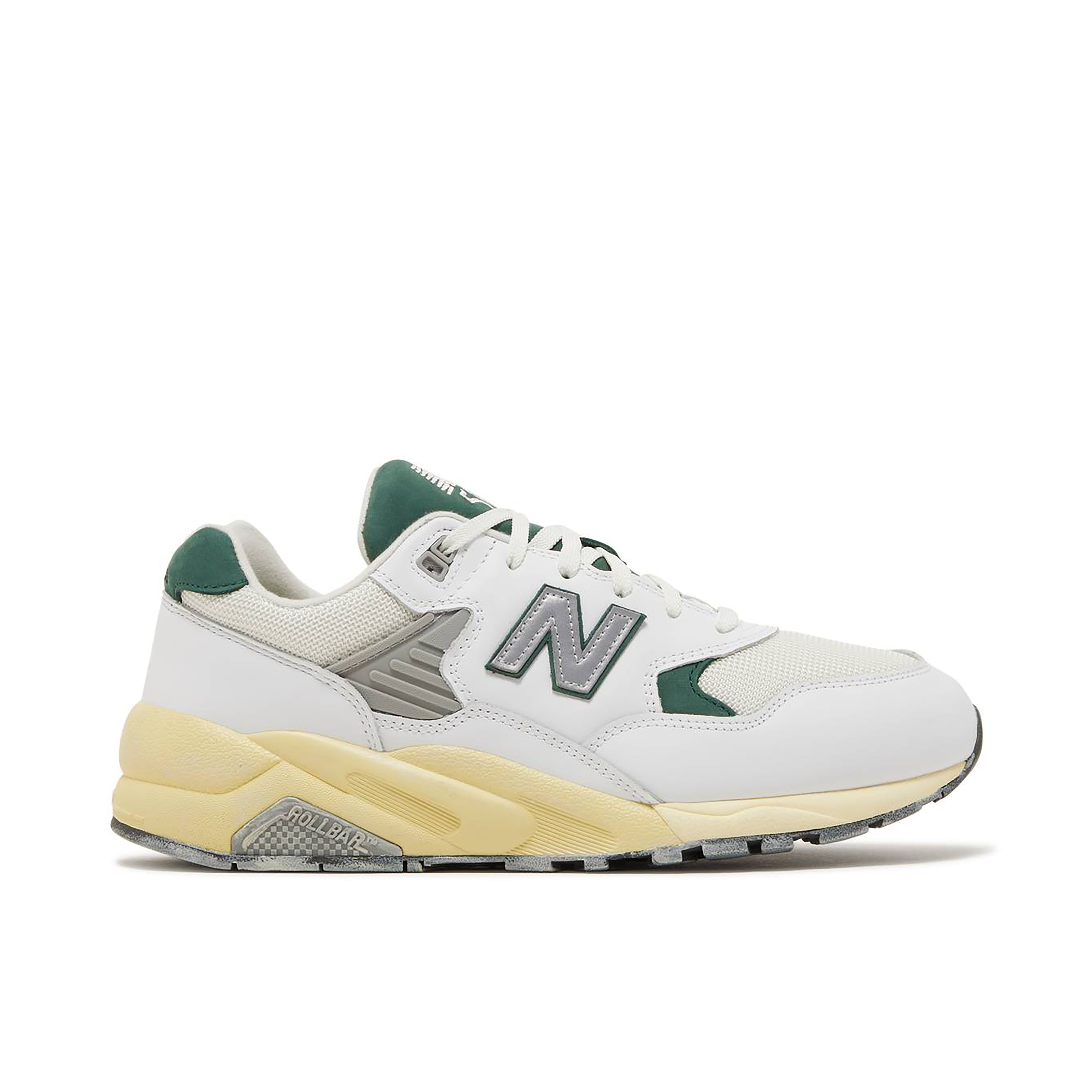 New Balance 580 White Nightwatch Green | MT580RCA | Laced