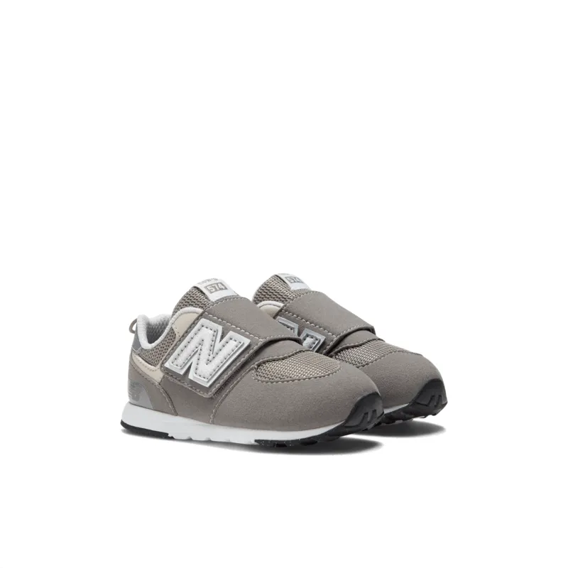 New Balance Infant & Toddler 574 NEW-B Hook & Loop Shoe - NW574GR (X-Wide)