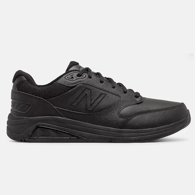 New Balance Men’s 928v3 Walking Shoe Black Leather