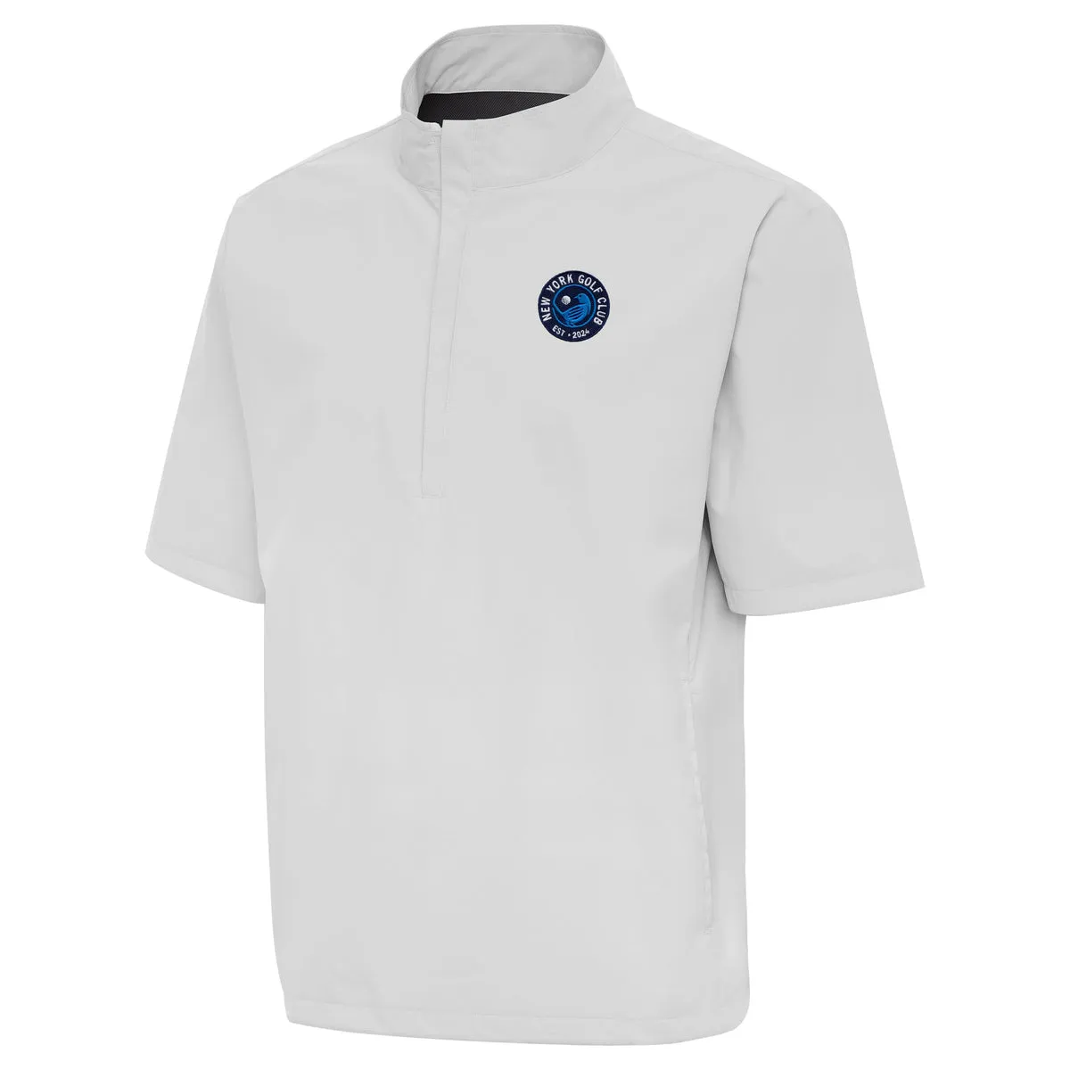 New York Golf Club Brisk Short Sleeve Quarter Zip Pullover