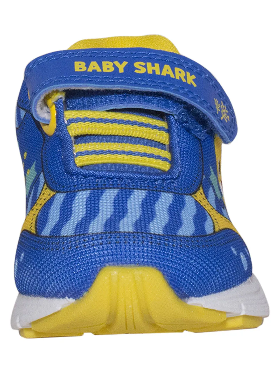 Nickelodeon Pinkfong Baby Shark Toddler Boy's Sneakers Blue/Yellow Sz: 7T