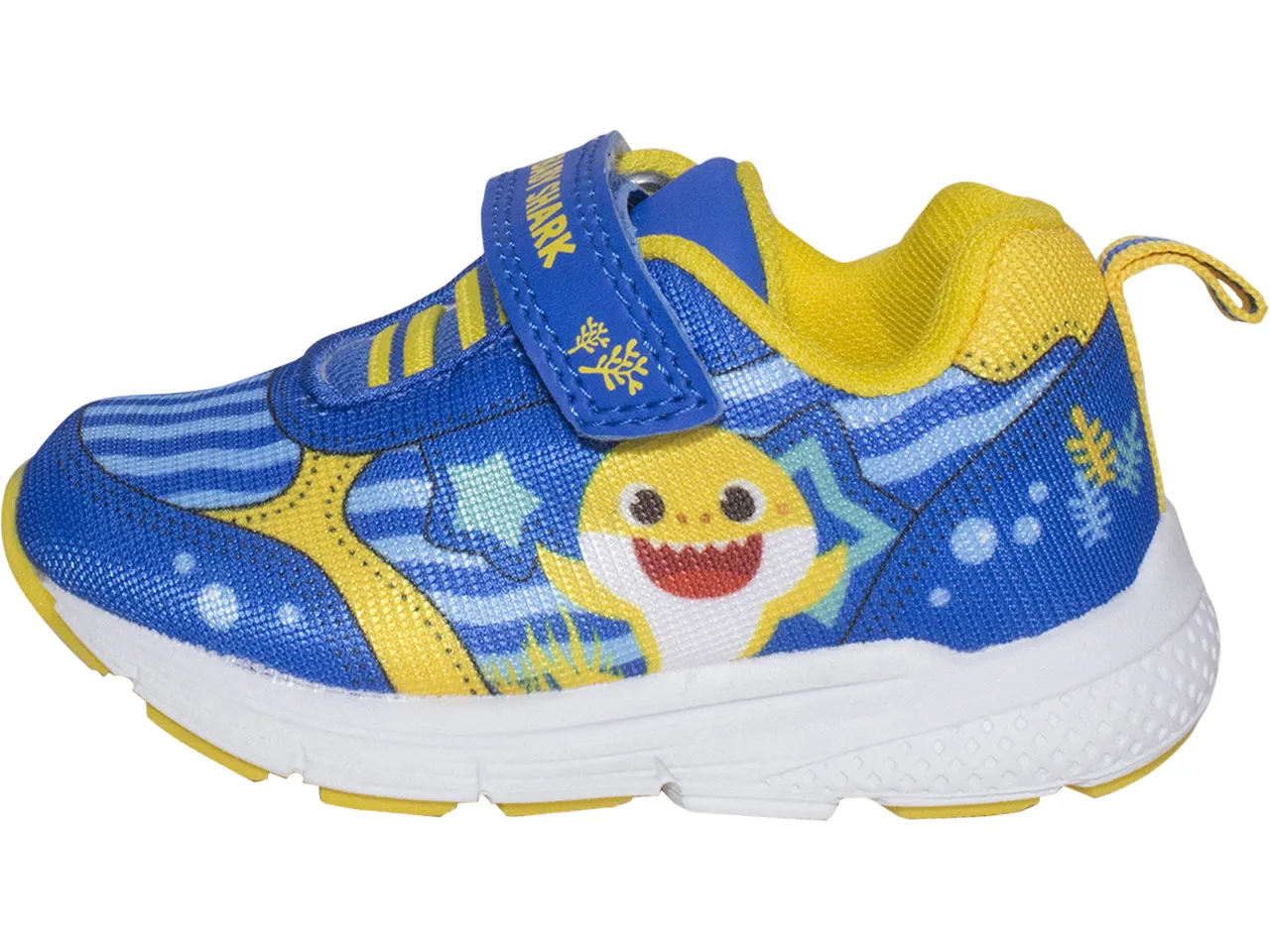 Nickelodeon Pinkfong Baby Shark Toddler Boy's Sneakers Blue/Yellow Sz: 7T