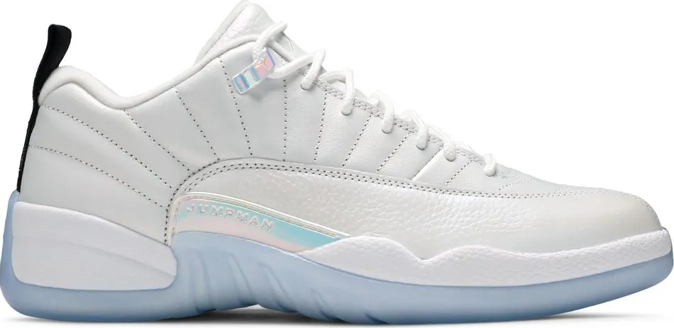 Nike - Air Jordan 12 Retro Low Sneakers - White/Multicolor