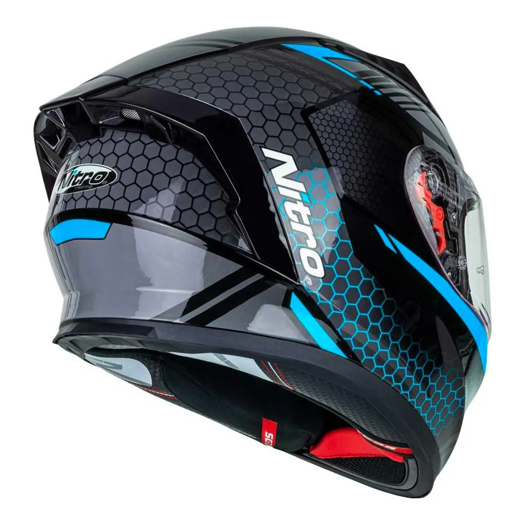 Nitro - N501 Black/Blue Helmet