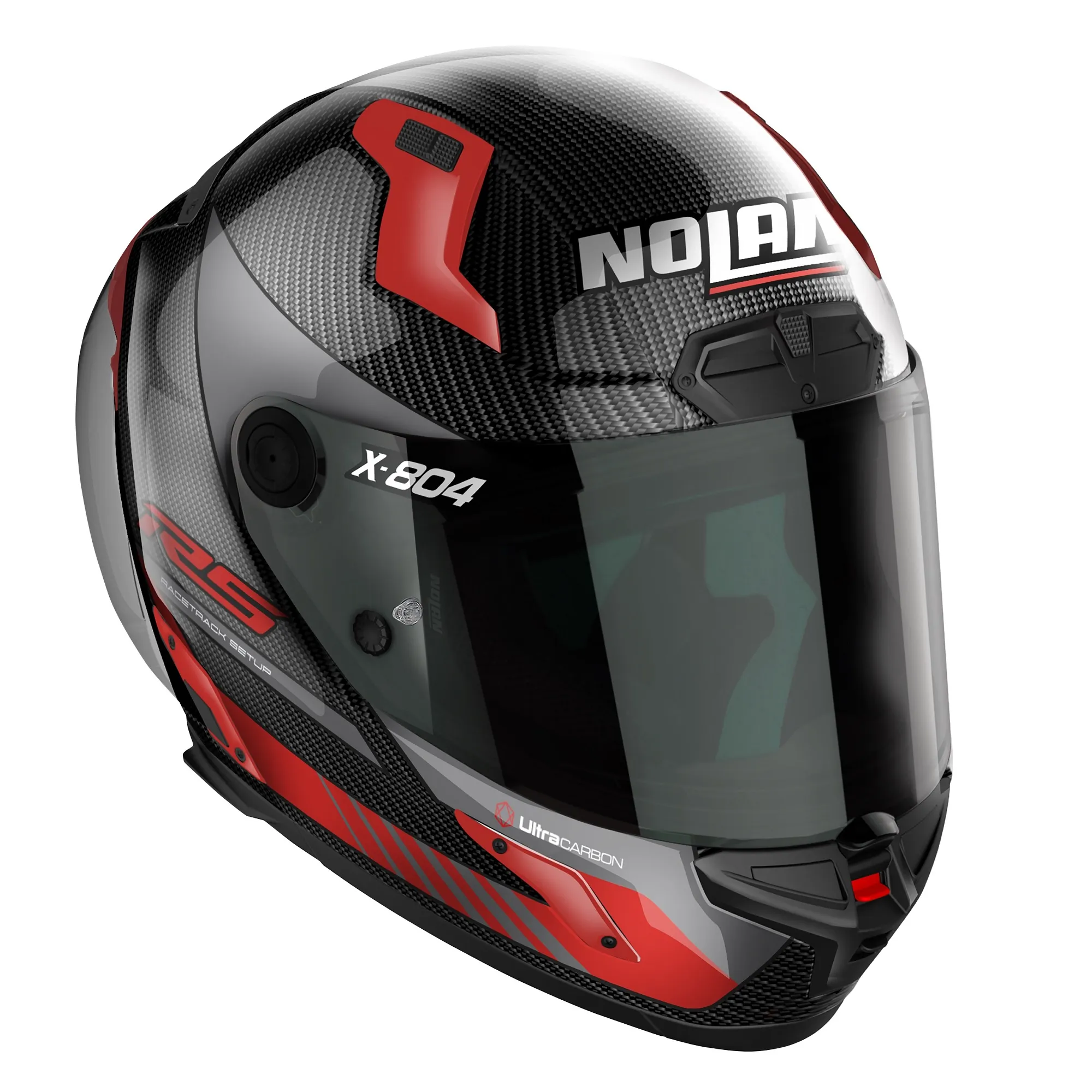 Nolan X-804 RS UC Hot Lap Helmet - Red