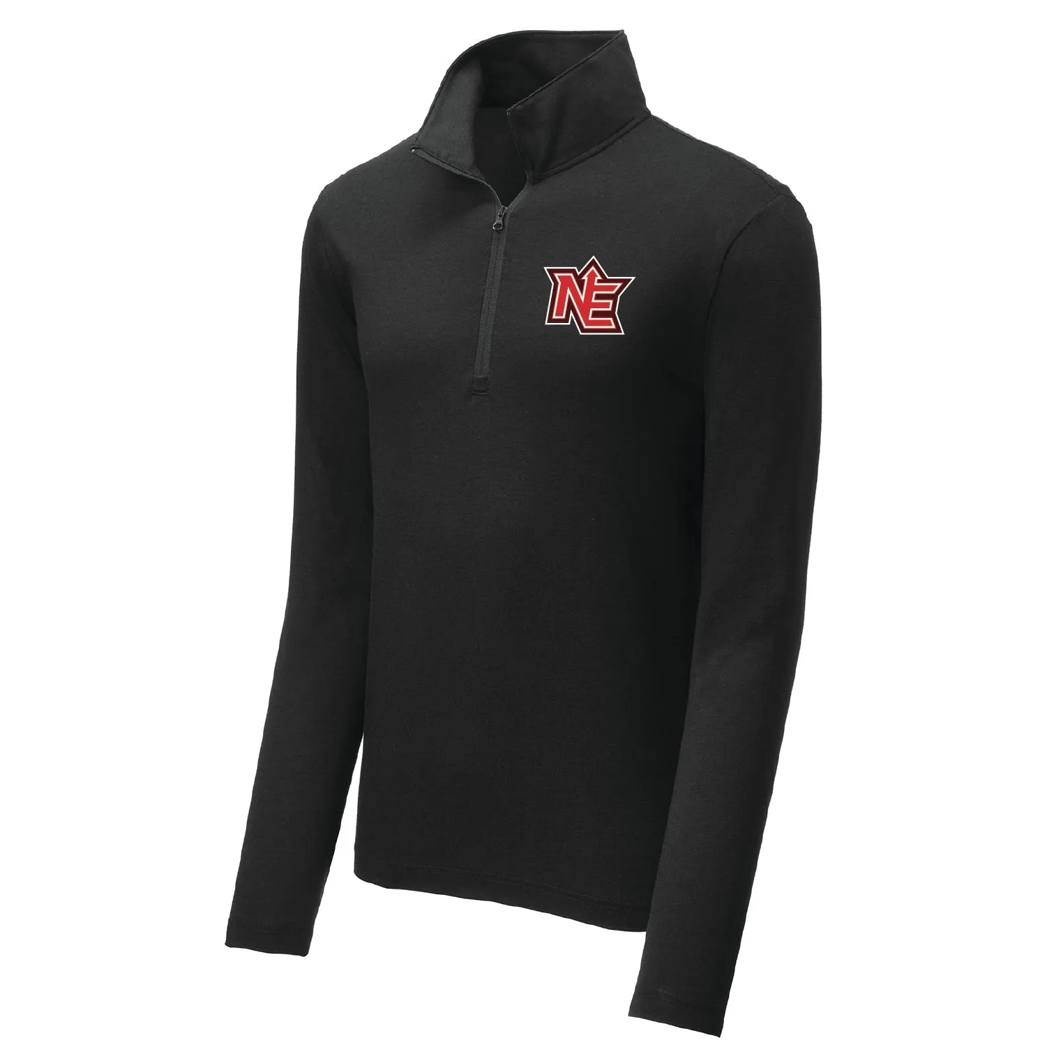 Northern Enforcers Tri-Blend Wicking 1/4-Zip Pullover - Red