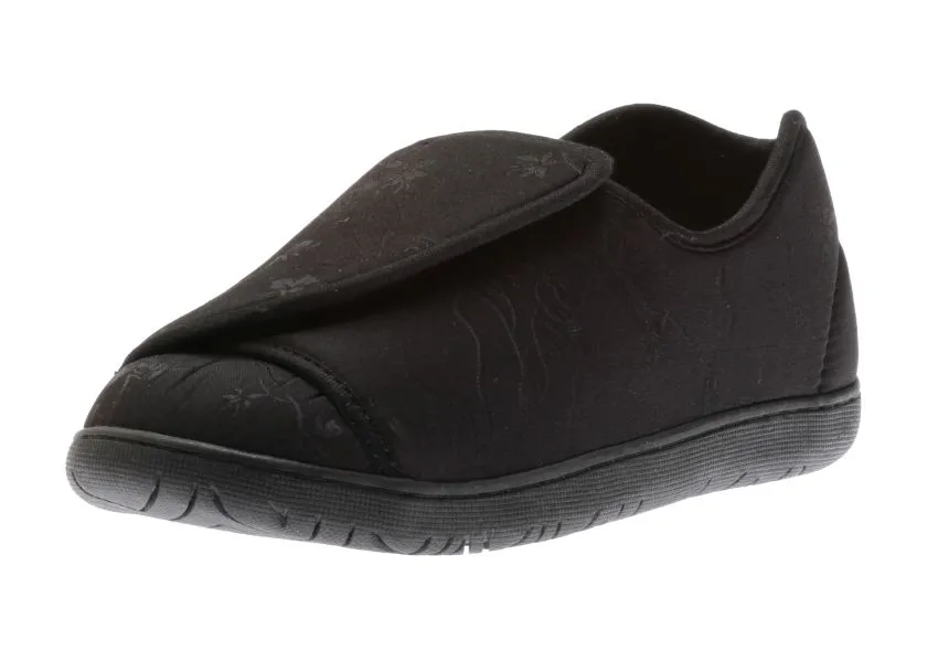 Nurse 2 Black Satin Slipper