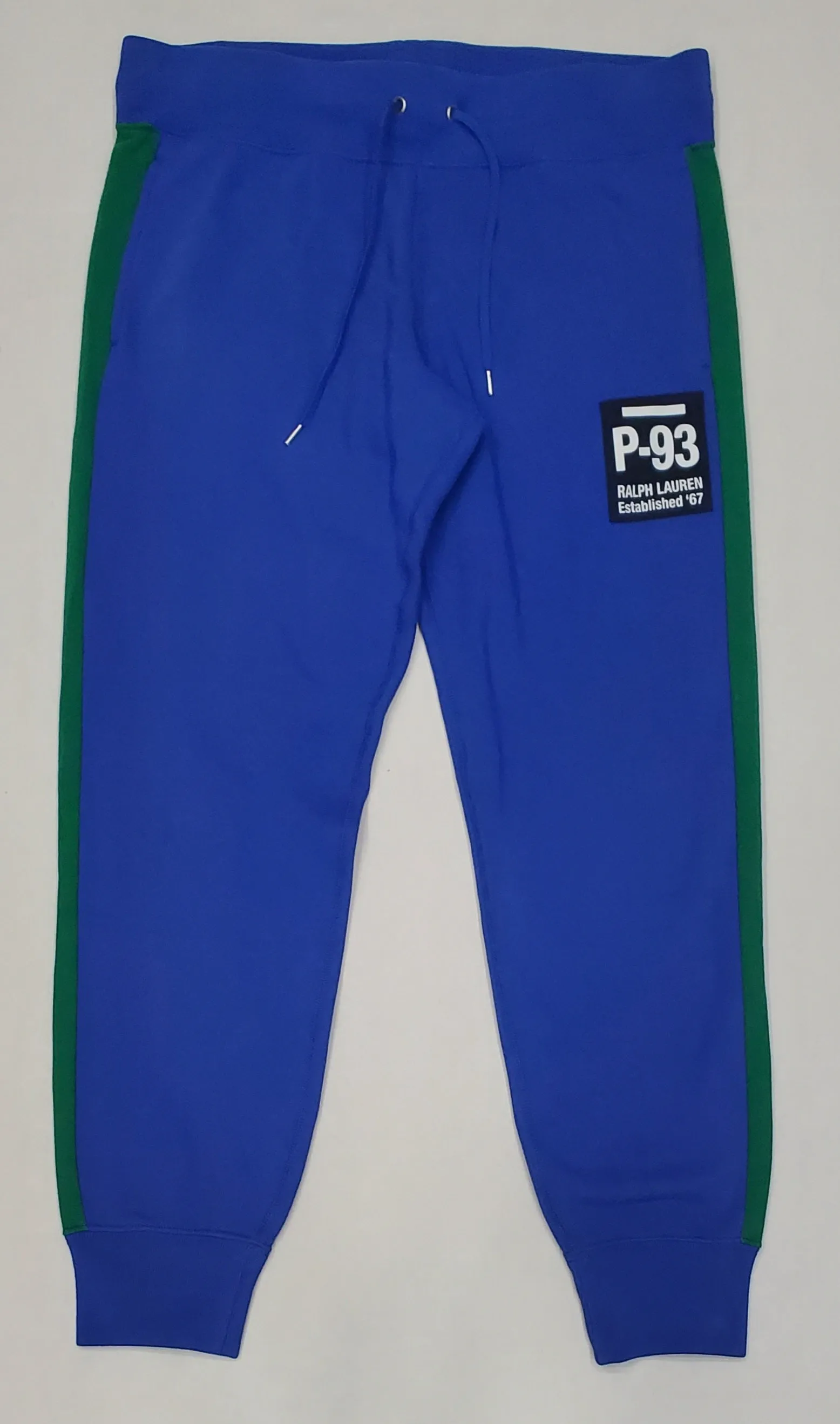 Nwt Polo Ralph Lauren Women's Royal/Green P-93 Patch Joggers