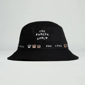 One Race, One Love Bucket Hat (Black)