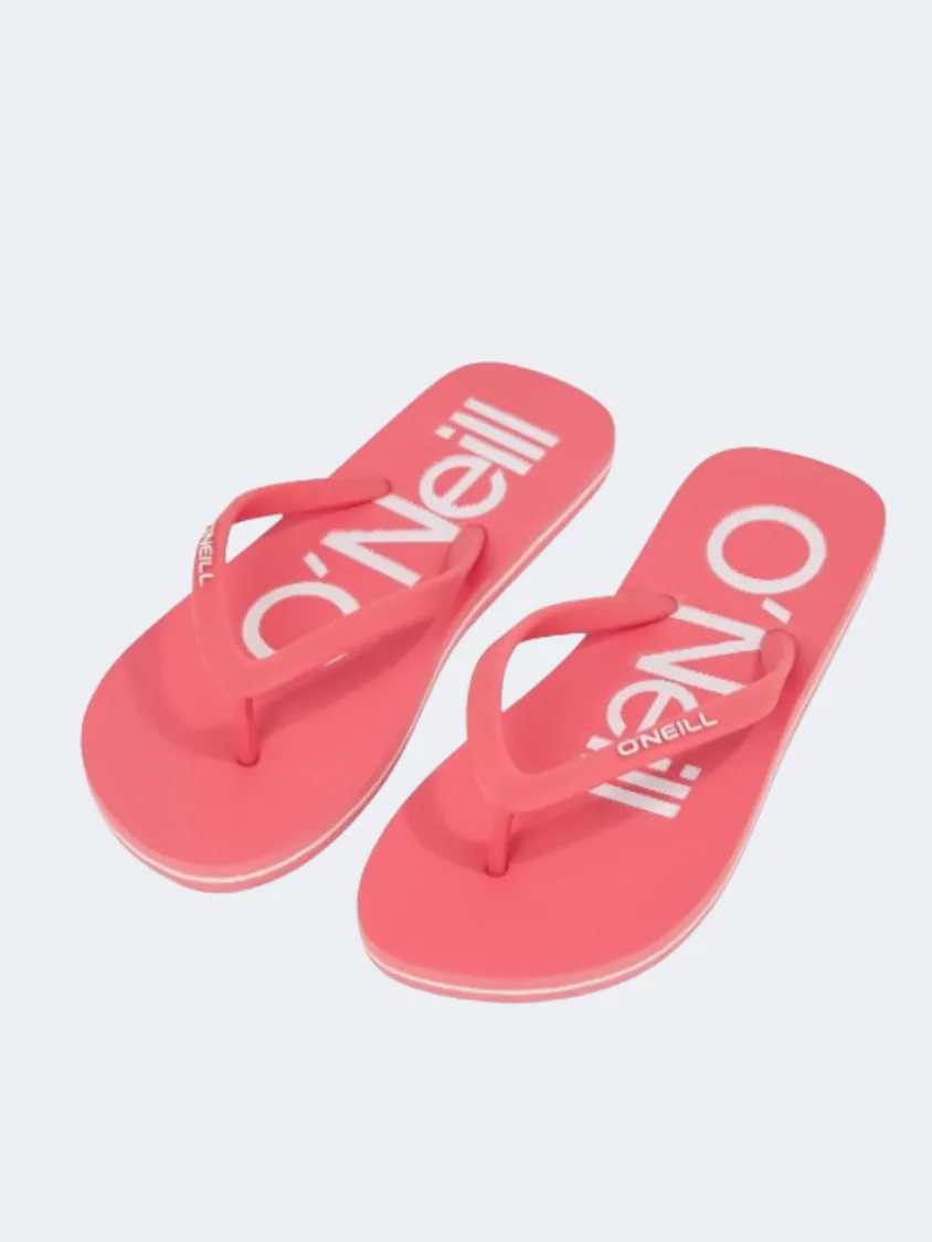 ONeill Profile Logo Girls Beach Sandals Perfectly Pink