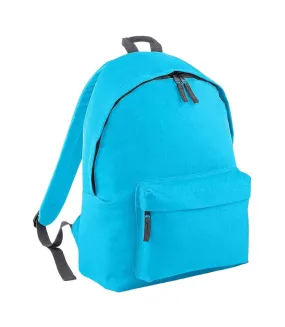 Original plain backpack one size surf blue/graphite grey Bagbase