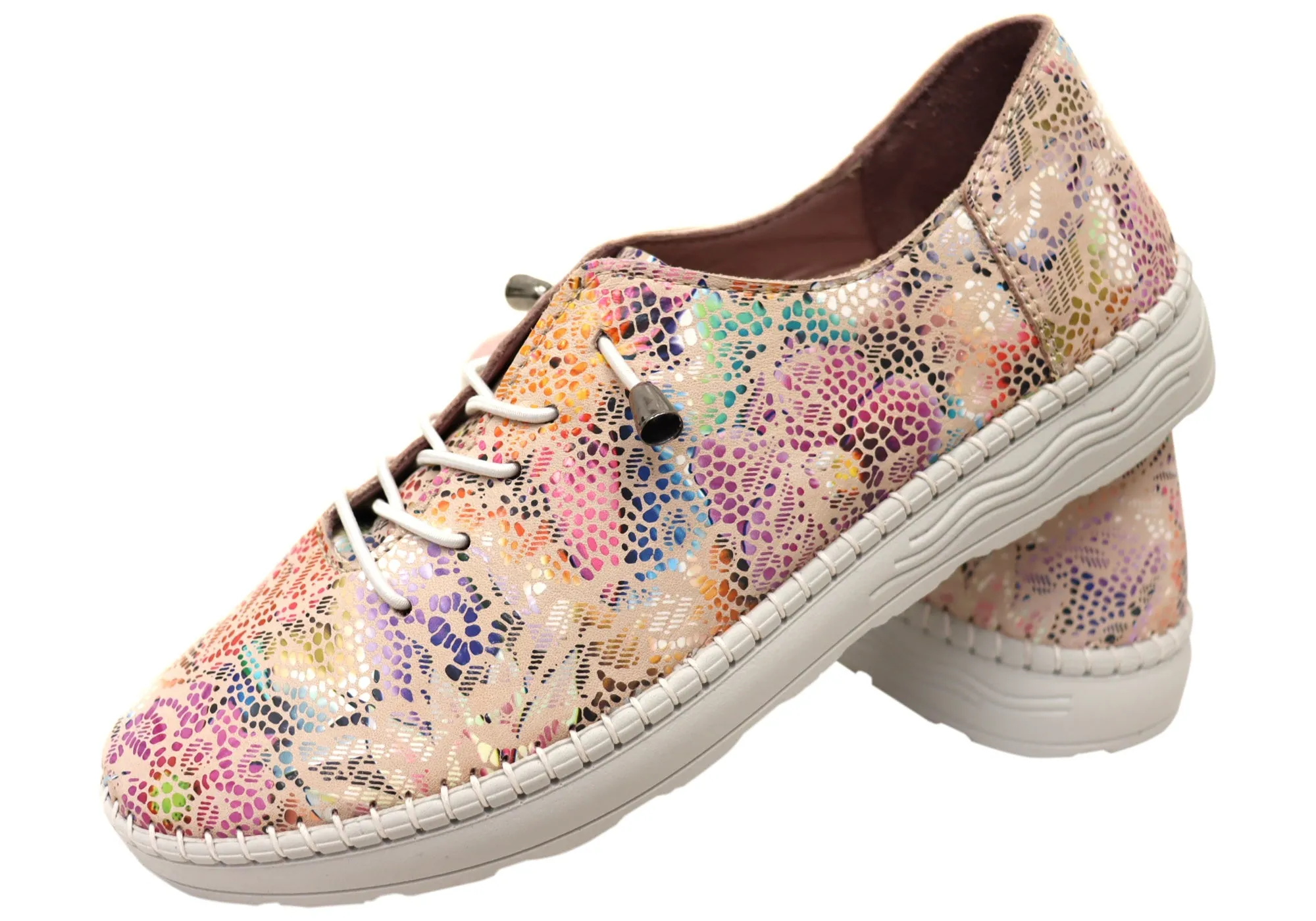 Orizonte Flowerdrum Womens Comfortable Leather European Shoes