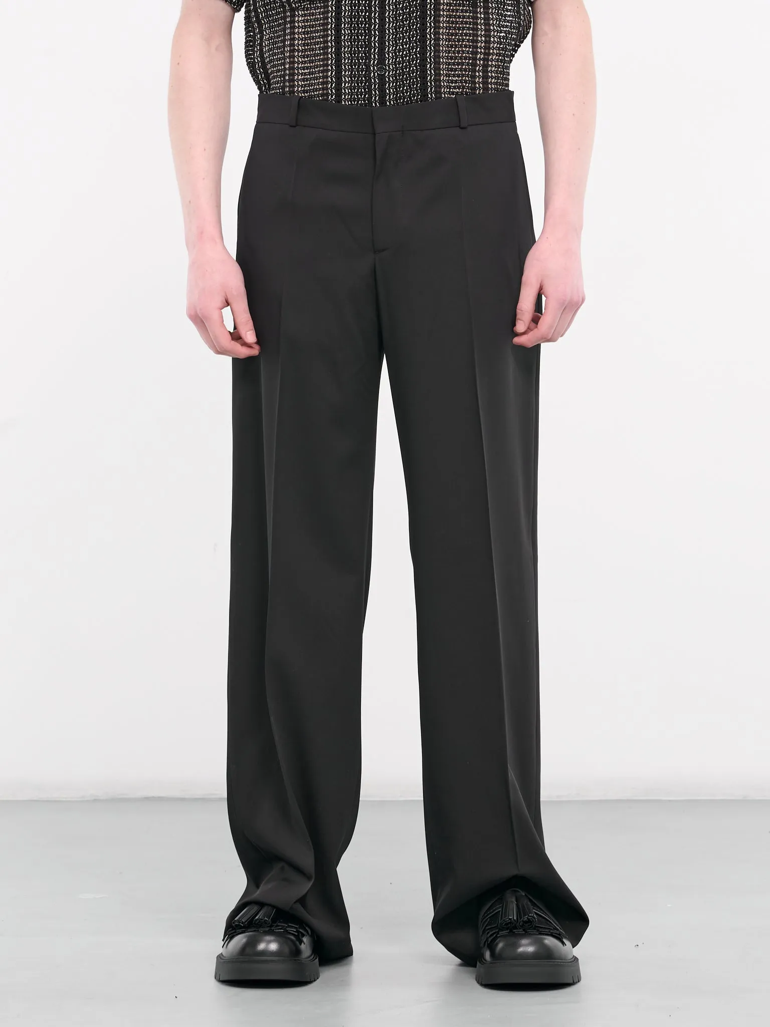 Otto-Wide Leg Trousers (OTTO-M17W464-BLACK)