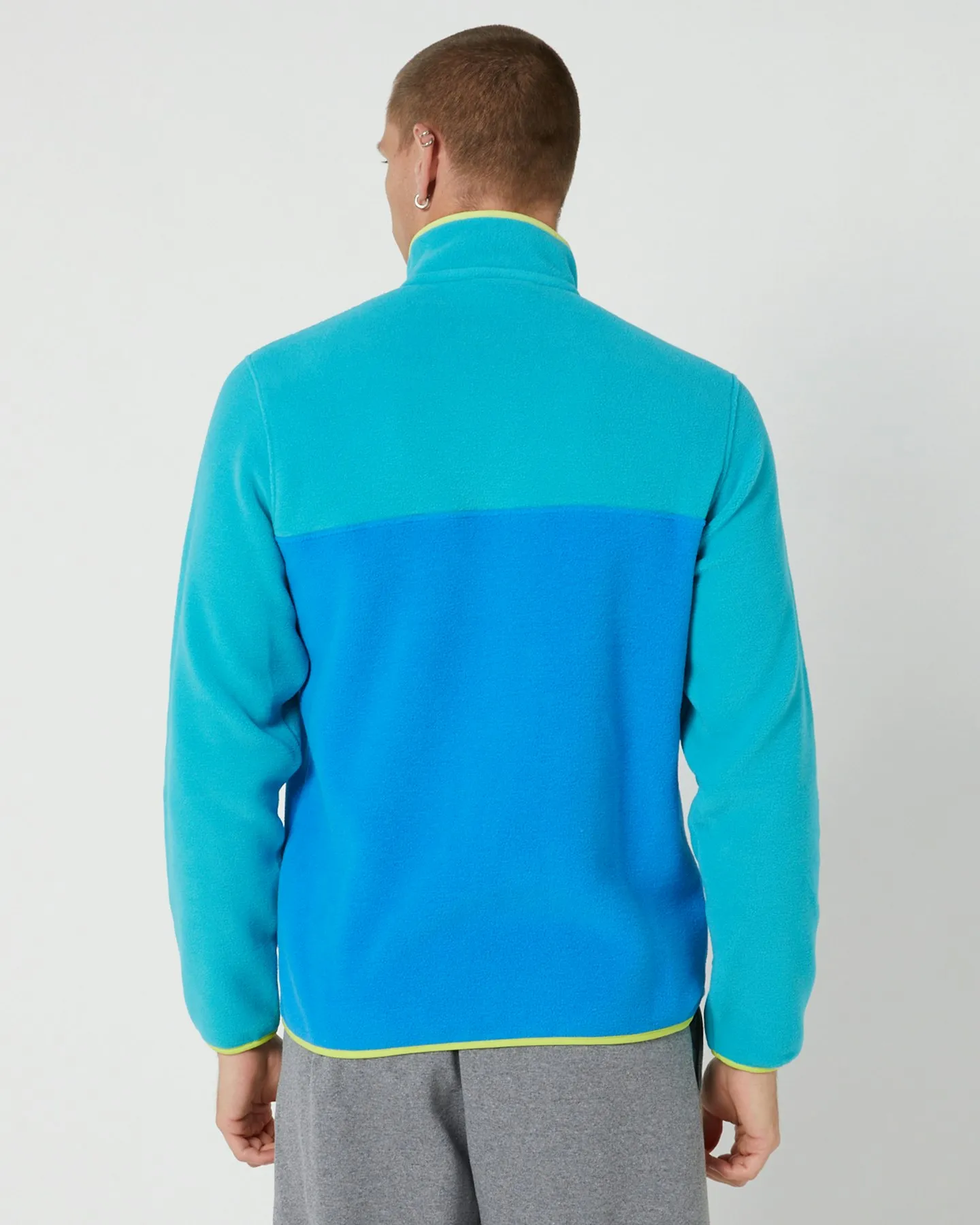 Patagonia Mens Lightweight Synchilla Snap-T Pullover - Vessel Blue | SurfStitch