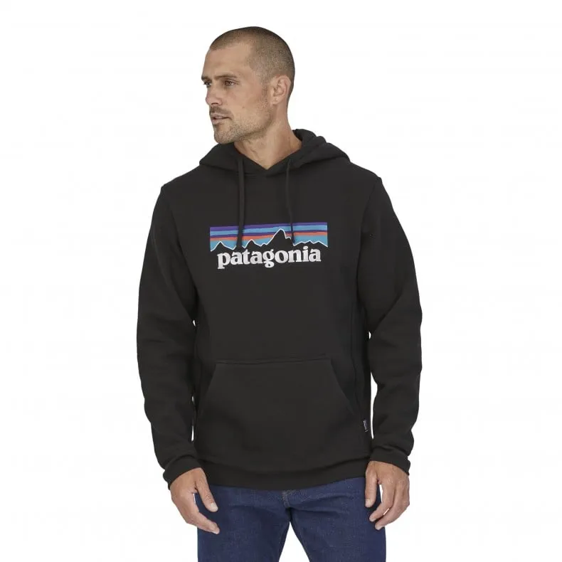 Patagonia P-6 Logo Uprisal Pullover Hooded Sweatshirt (Black)