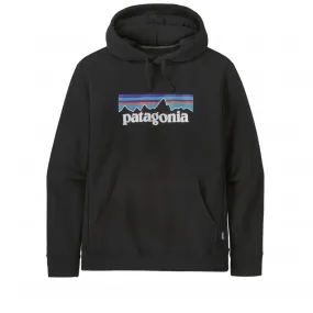 Patagonia P-6 Logo Uprisal Pullover Hooded Sweatshirt (Black)