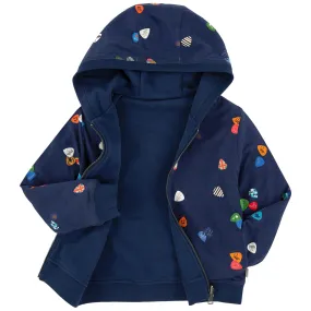 Paul Smith Junior Kids Reversible Hoodie Jacket 5L17552 492