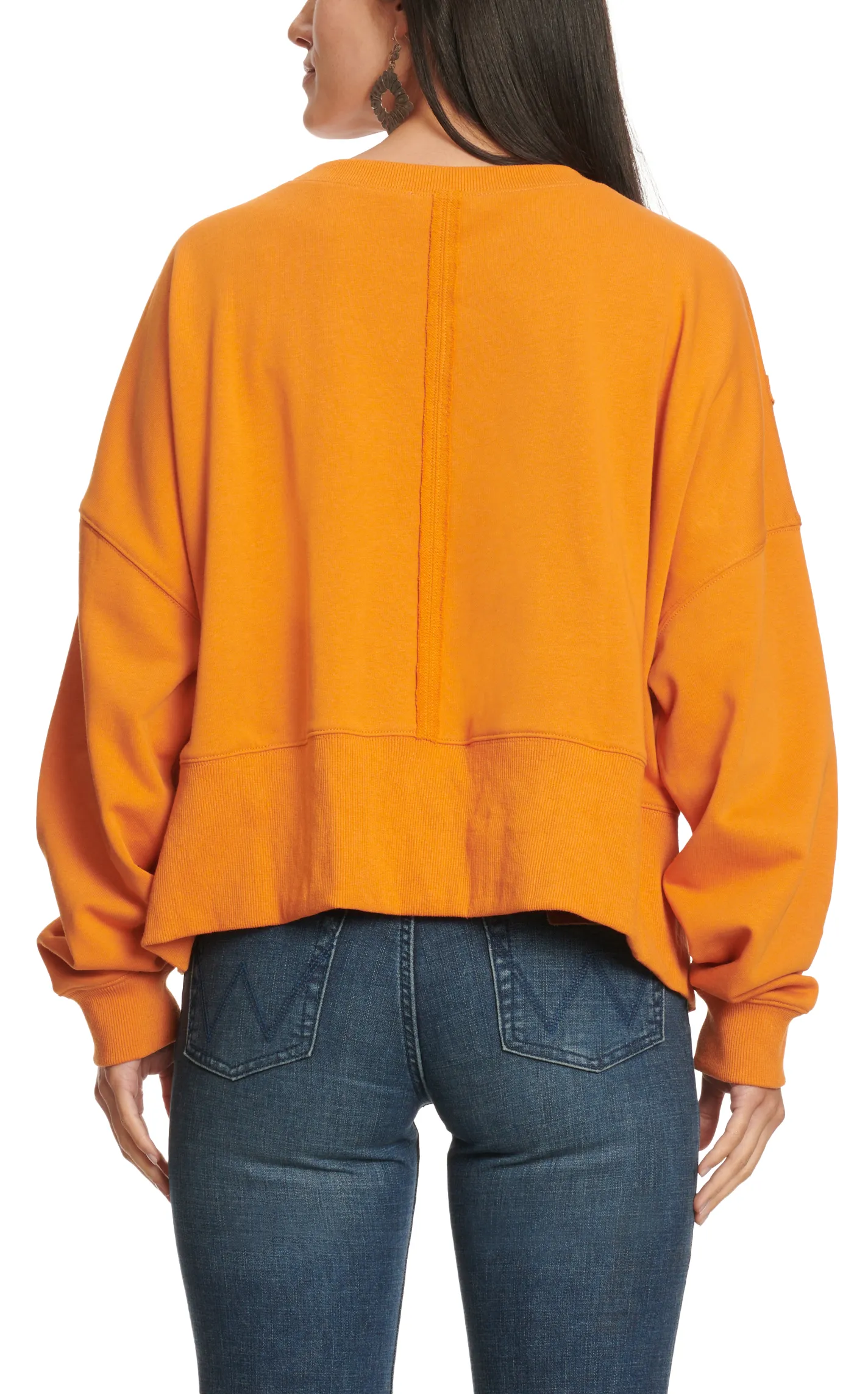 Peach Love Women's Burnt Orange GameDay Sparkling Pullover