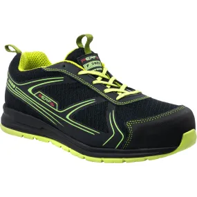 Perf Gravity Zero Black/Green S1P Safety Trainers 12