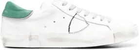 Philippe Model Paris distressed-effect low-top sneakers White