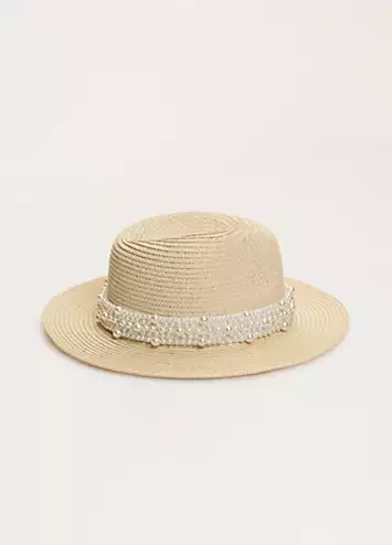 Pia Rossini Verity Natural Hat | Grattan