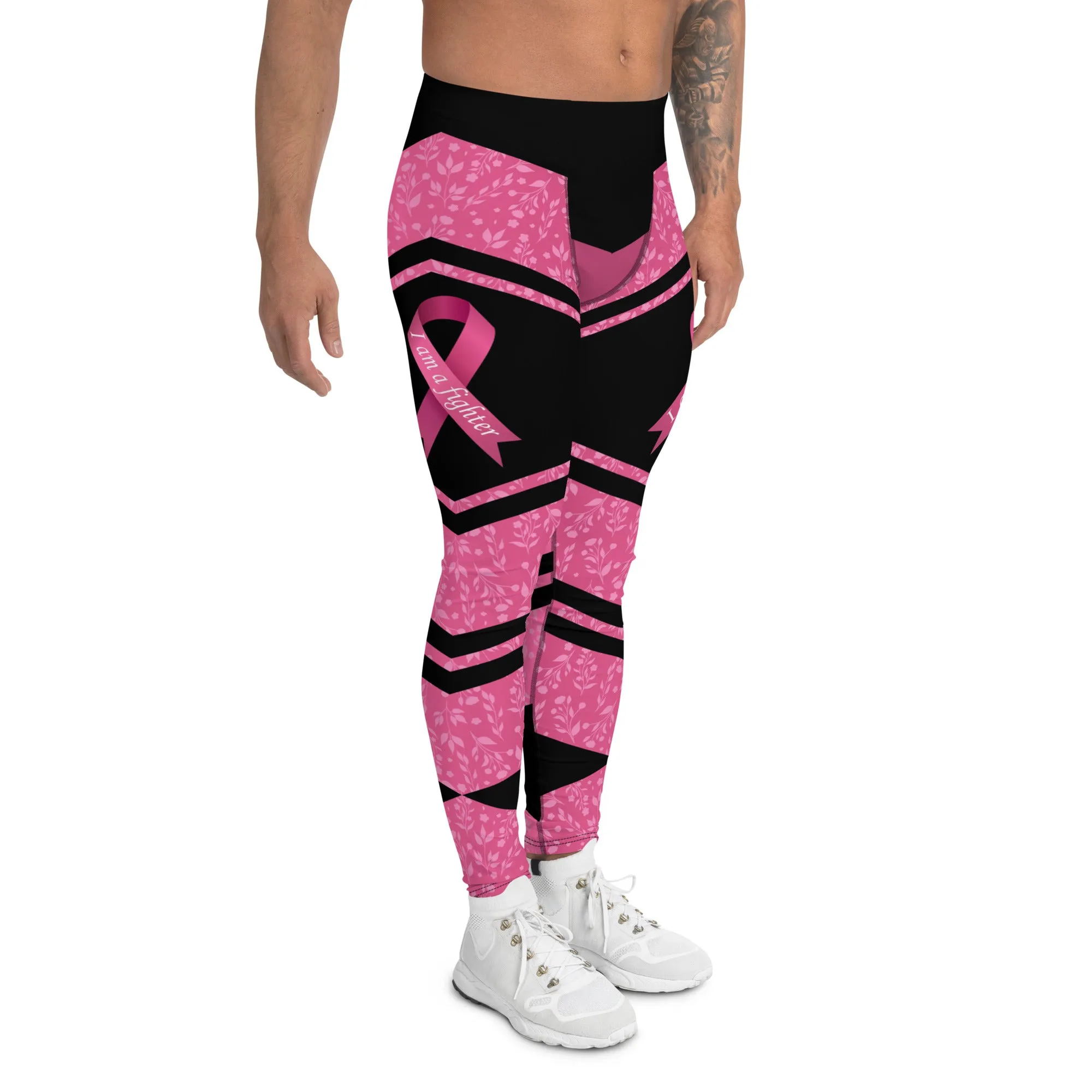 Pink Ribbon Warrior Men's Leggings