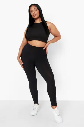 Plus Ruched Bum Booty Boosting Workout Leggings