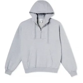 Polar Skate Co. Half Zip Pullover Hooded Sweatshirt (Sports Grey)