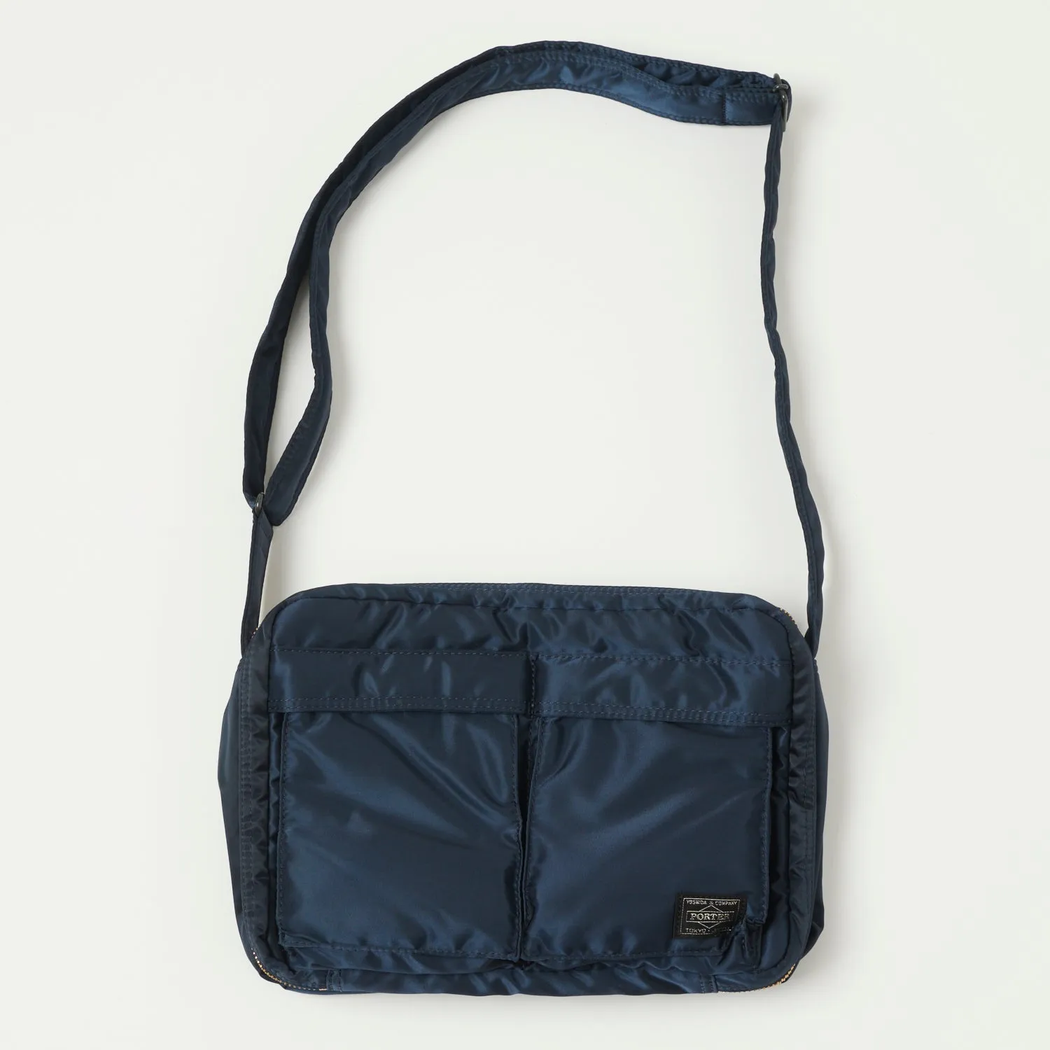 Porter-Yoshida & Co. Large Tanker Shoulder Bag - Iron Blue