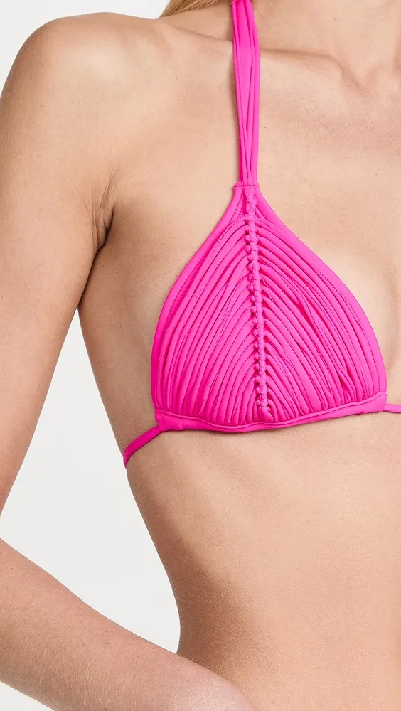 PQ Swim   Isla Triangle Bikini Top 