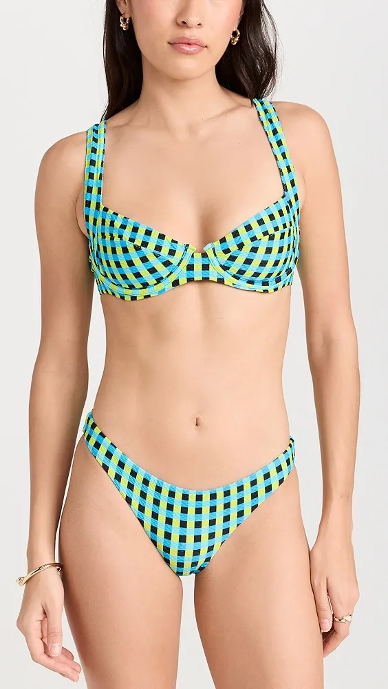 PQ Swim   Perla Halter Bikini Top 