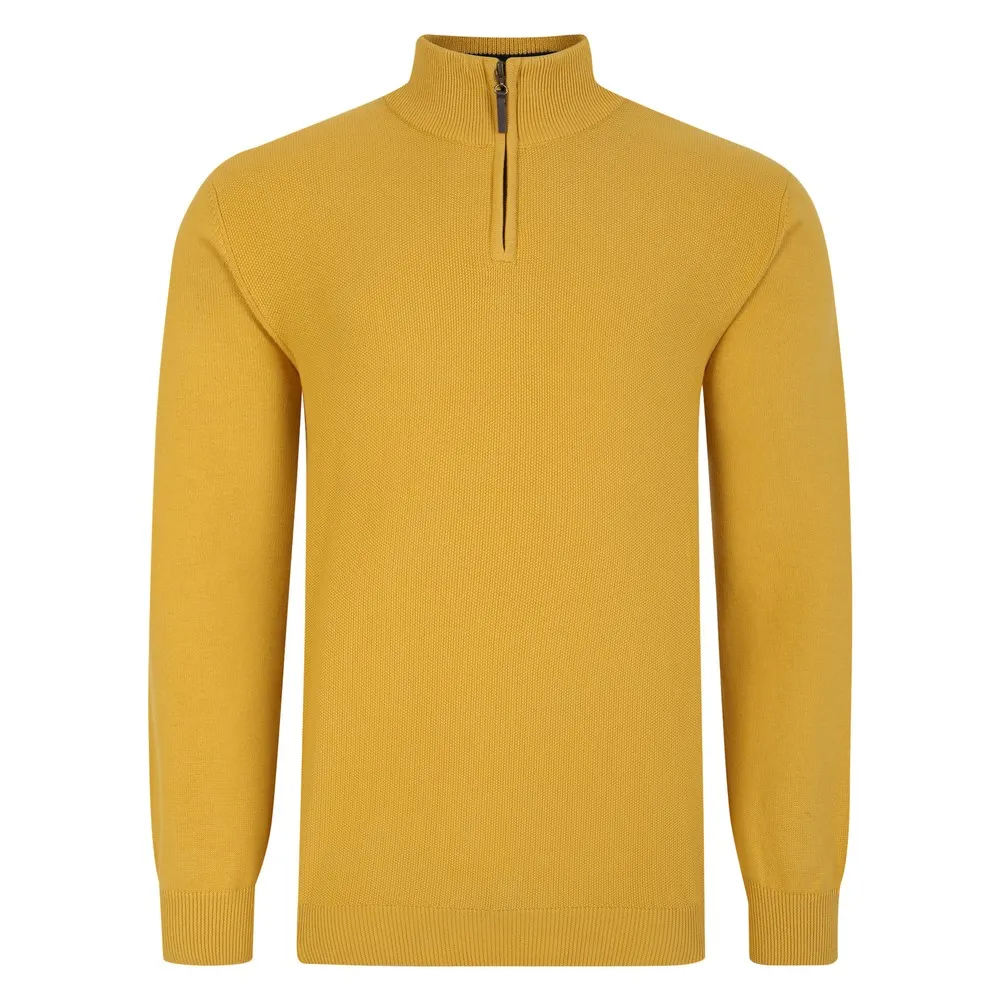 Premium Combed Cotton Quarter Zip Jumper