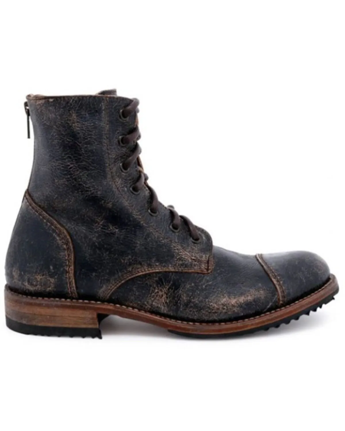 Product Name:  Bed Stu Men's Lux Protege Black Lace-Up Casual Boot - Round Toe