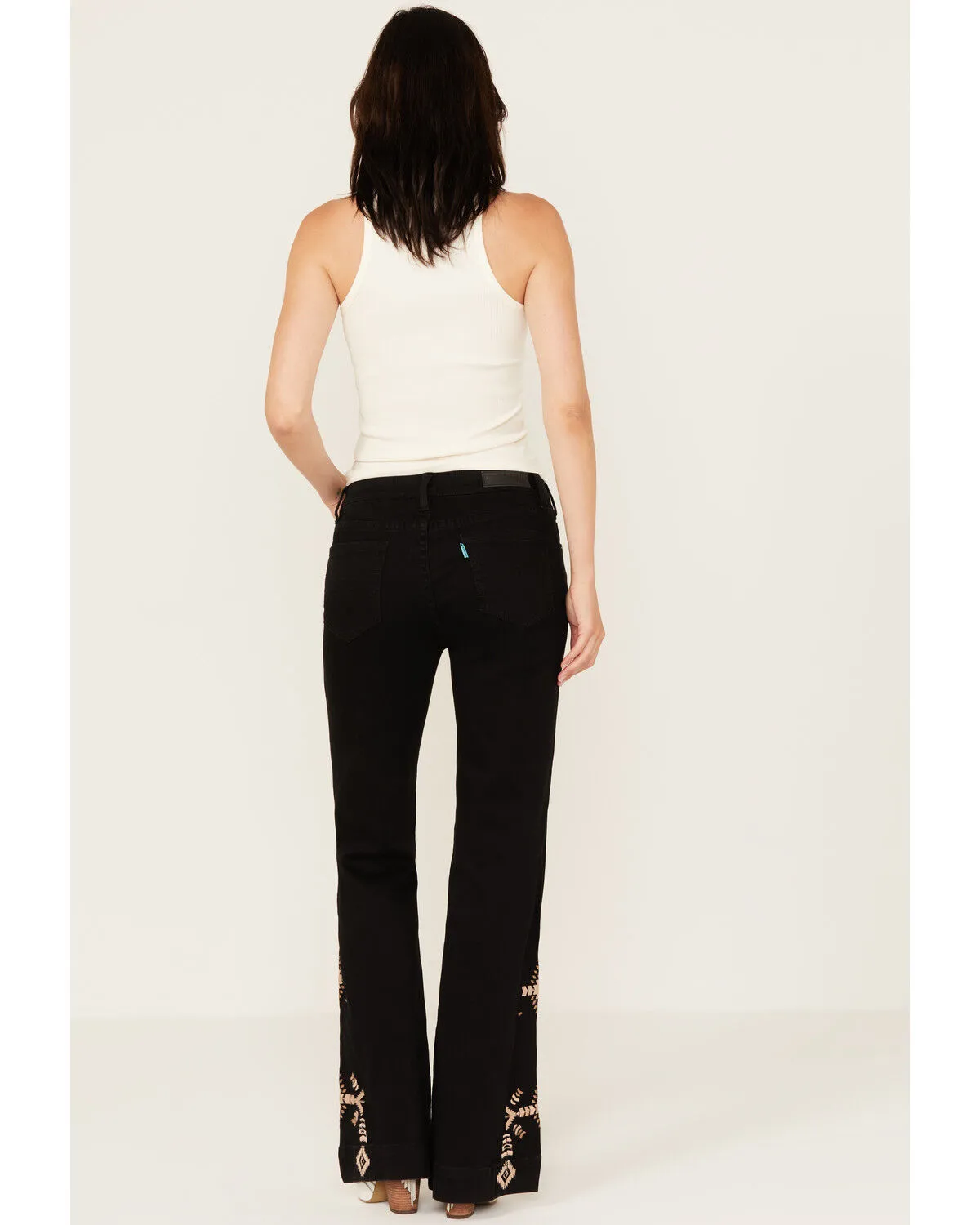 Product Name:  Hooey by Rock & Roll Denim Women's Mid Rise Stretch Trousers