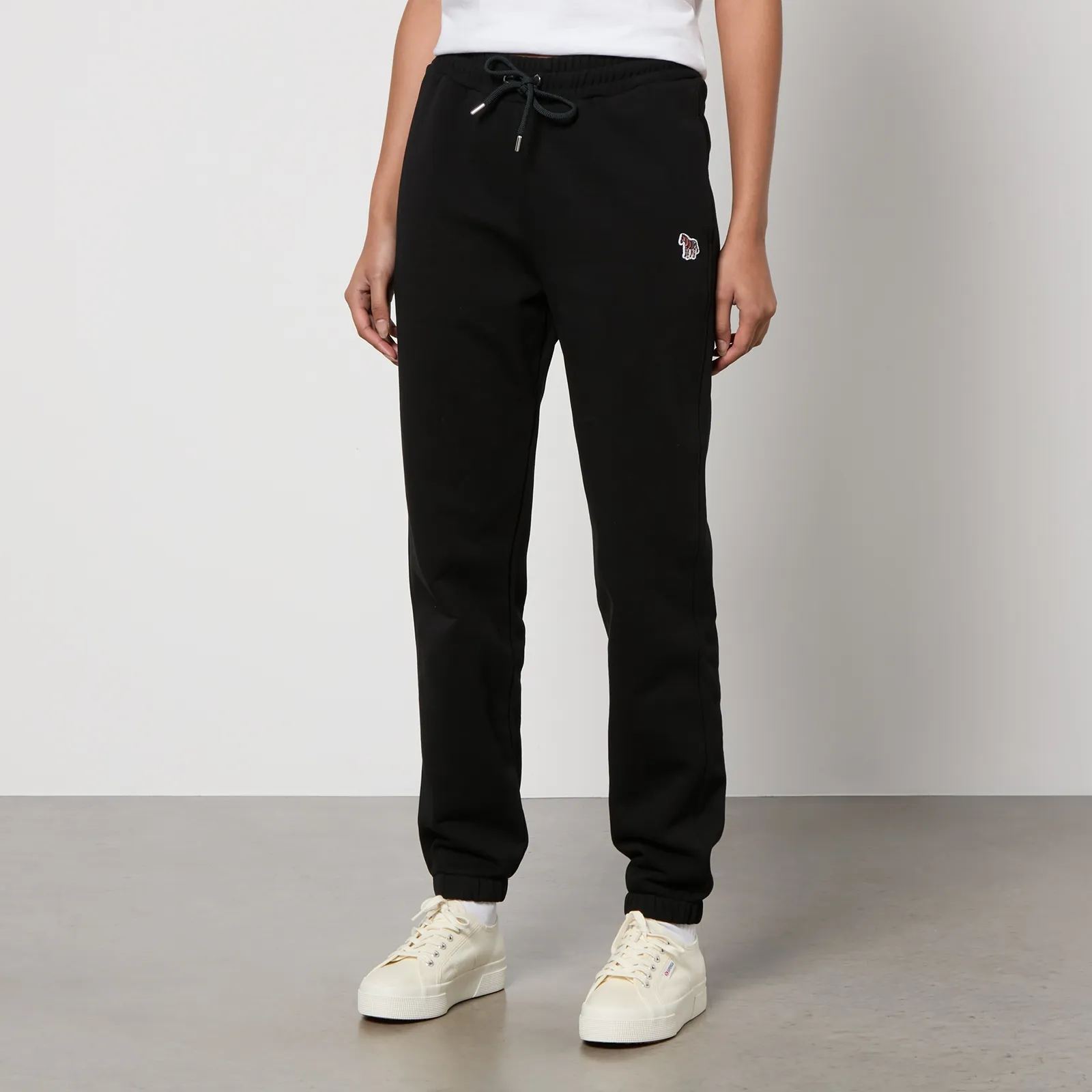 PS Paul Smith Zebra Organic Cotton-Jersey Joggers - S - Black | Coggles