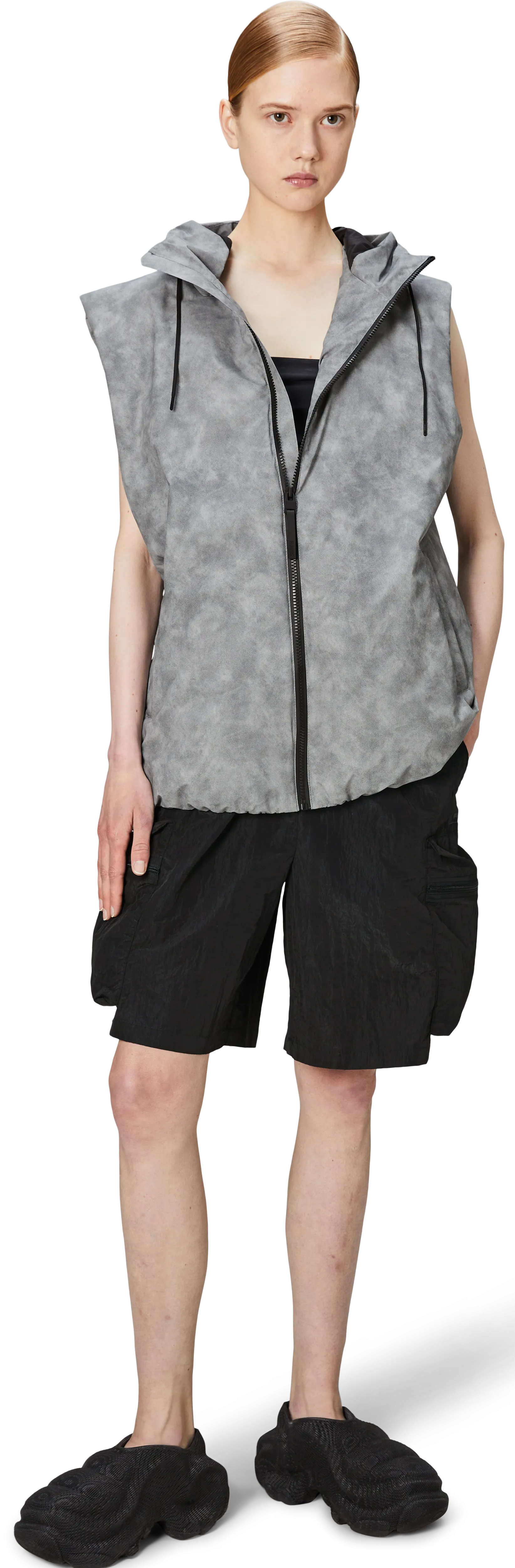 Rains Unisex Lohja Vest W3T1 Distressed Grey | Buy Rains Unisex Lohja Vest W3T1 Distressed Grey here | Outnorth