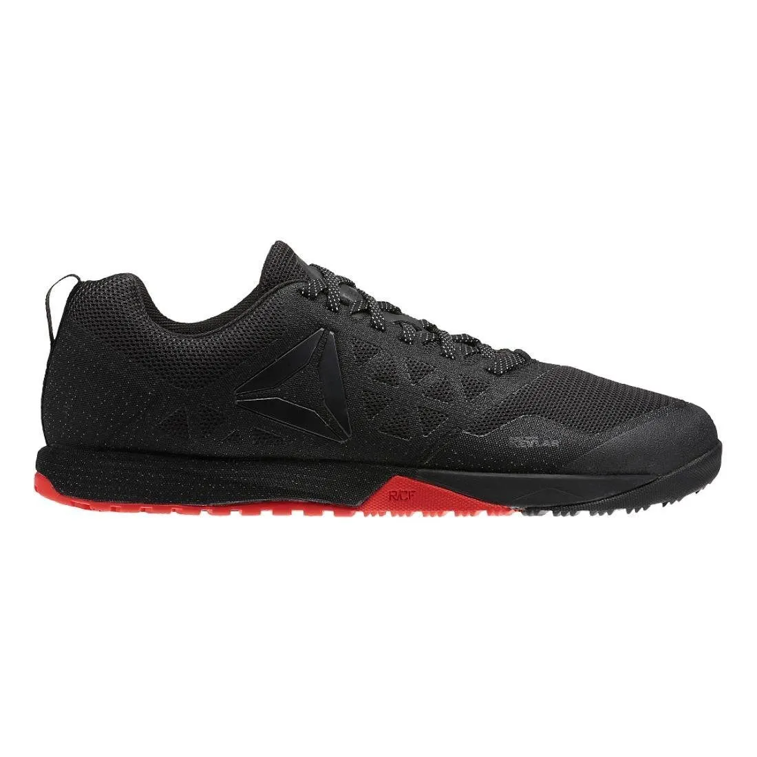 Reebok Mens Crossfit Nano 6.0 Cross-trainer Shoe (Covert Stealth-Red-Black Reflective)