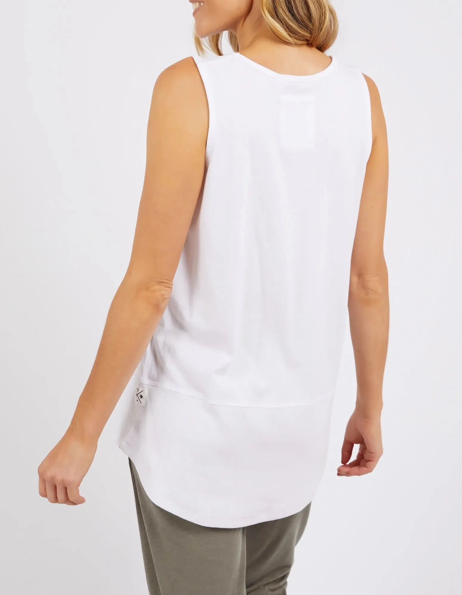 Rib Tank White