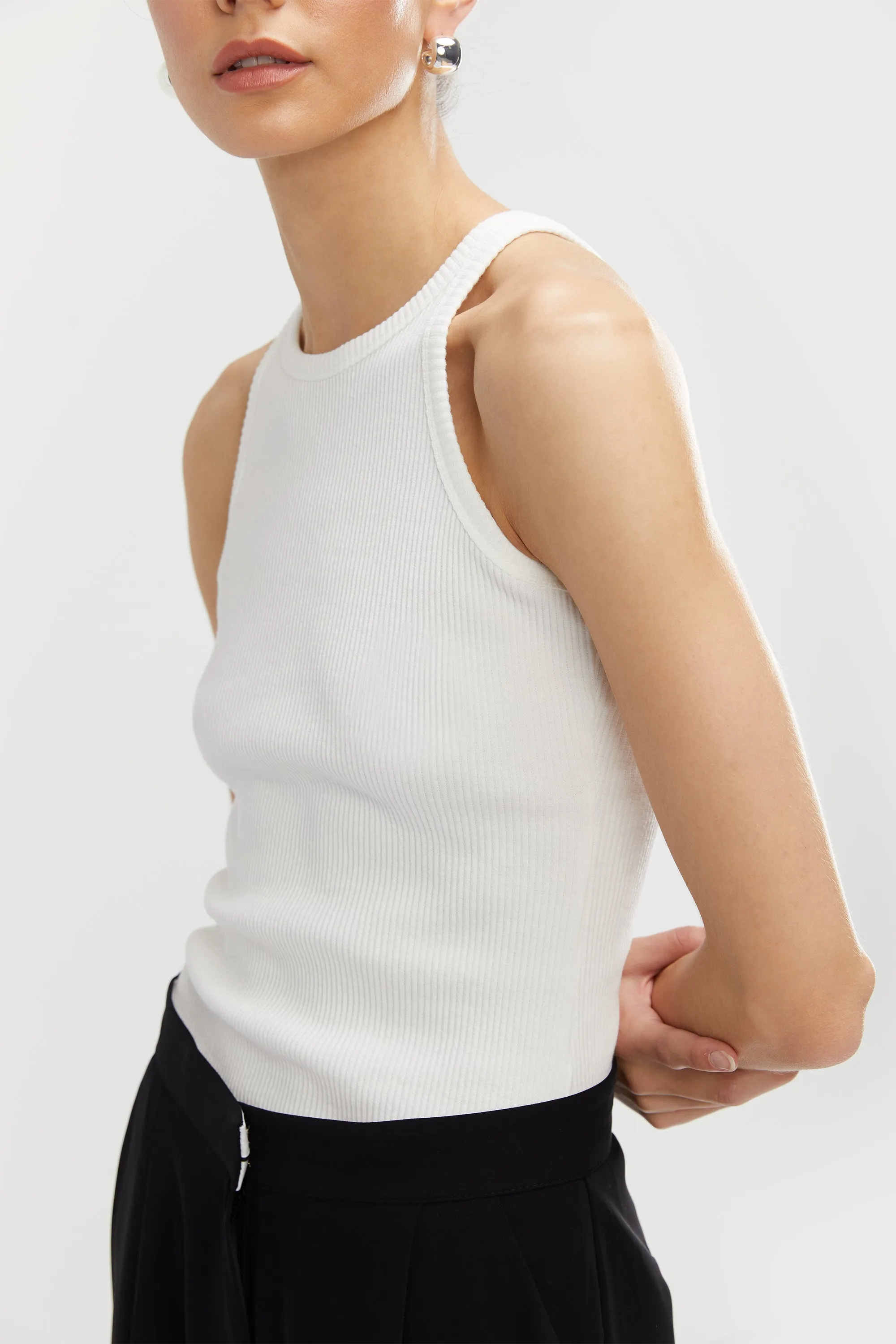 RIBBED RACERBACK TANK