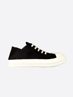 Rick Owens Black & White Slip-On Low Top Sneakers