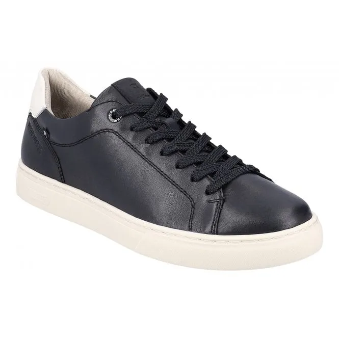 Rieker  Mens U0700-14 Odeon Navy Blue Lace-Up Trainers