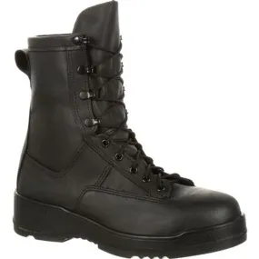 Rocky Mens Entry Level Hot Weather Steel Toe Military Boot RKC058 BLACK