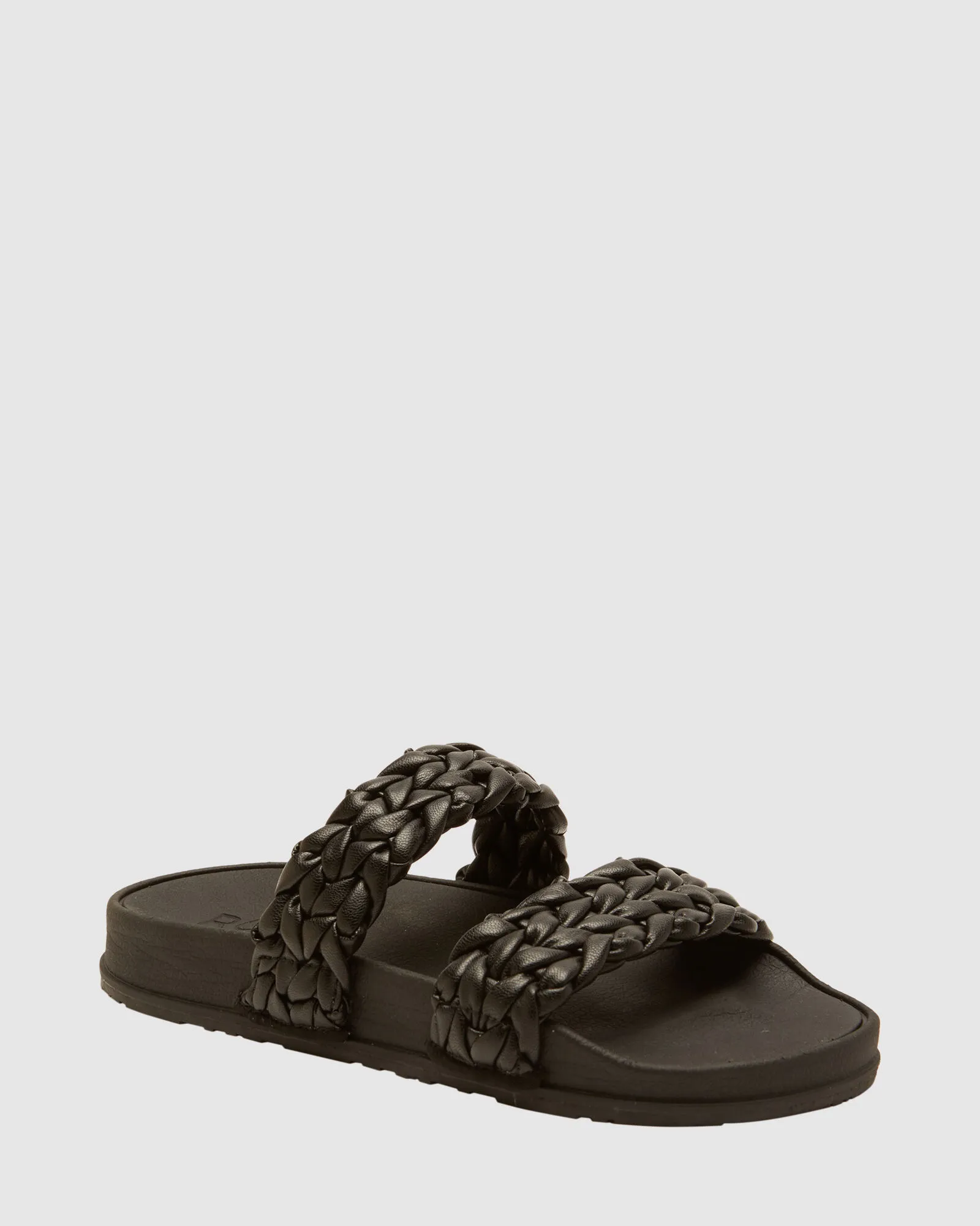 Roxy Slippy - Slide Platform Sandals For Women - Black | SurfStitch