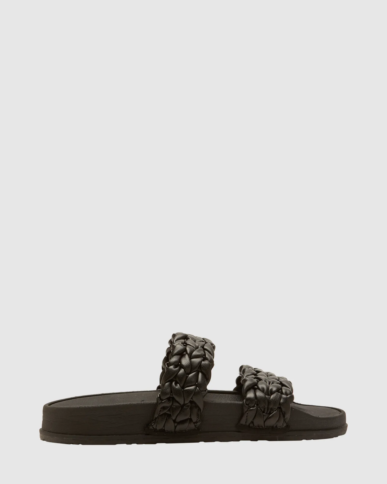 Roxy Slippy - Slide Platform Sandals For Women - Black | SurfStitch