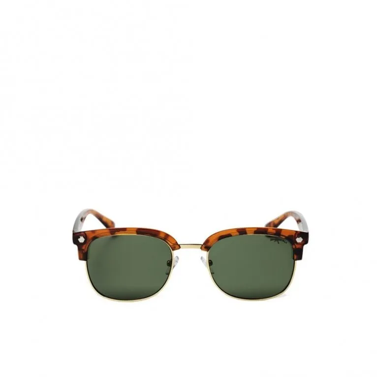 Rumi Sunglasses - Turtle/Green