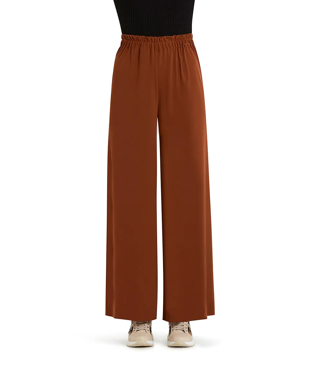 Rust palazzo trousers