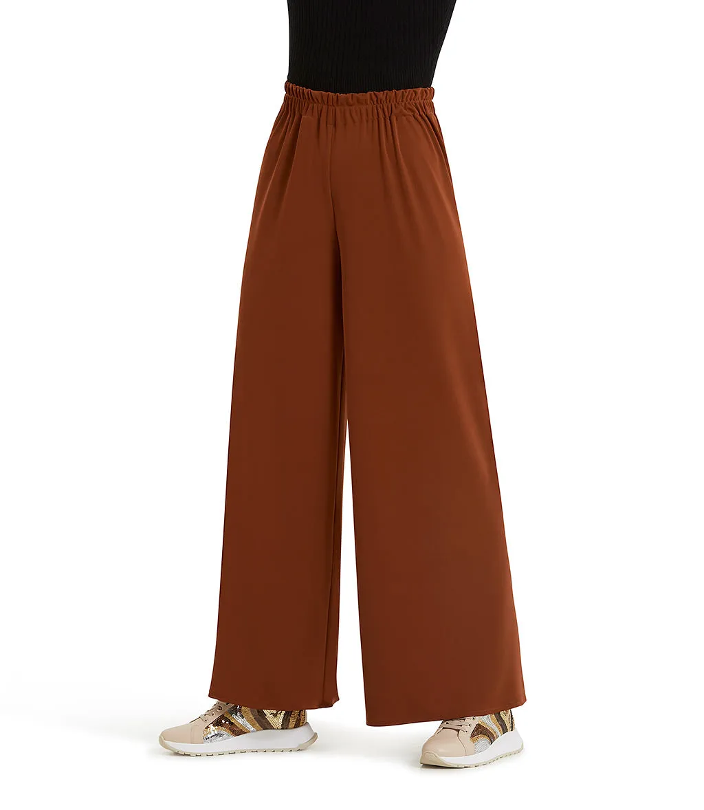 Rust palazzo trousers